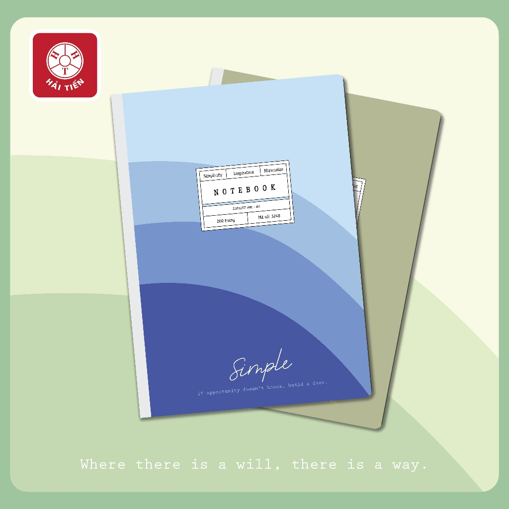 hai tien so may gay bia boi a4 simple 300 trang