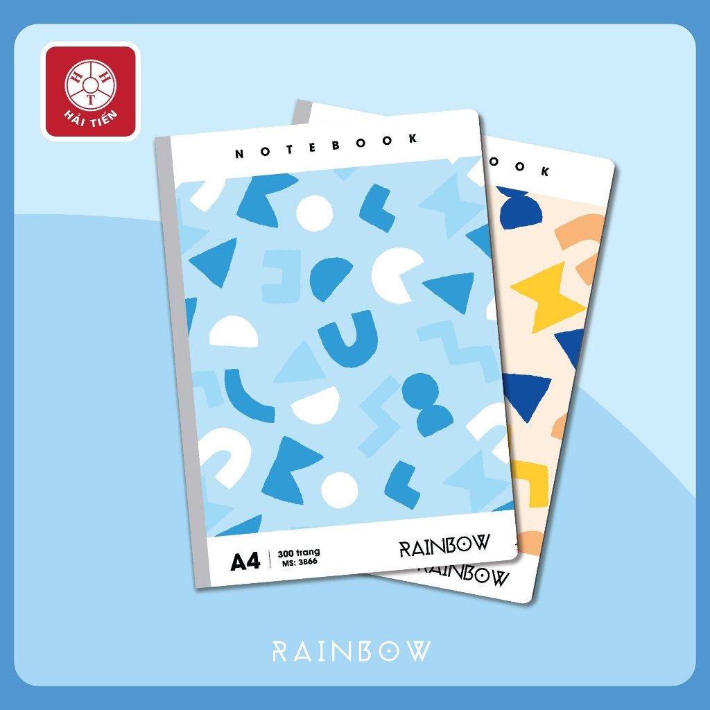 hai tien so may gay bia boi a4 rainbow 200 300 400 trang
