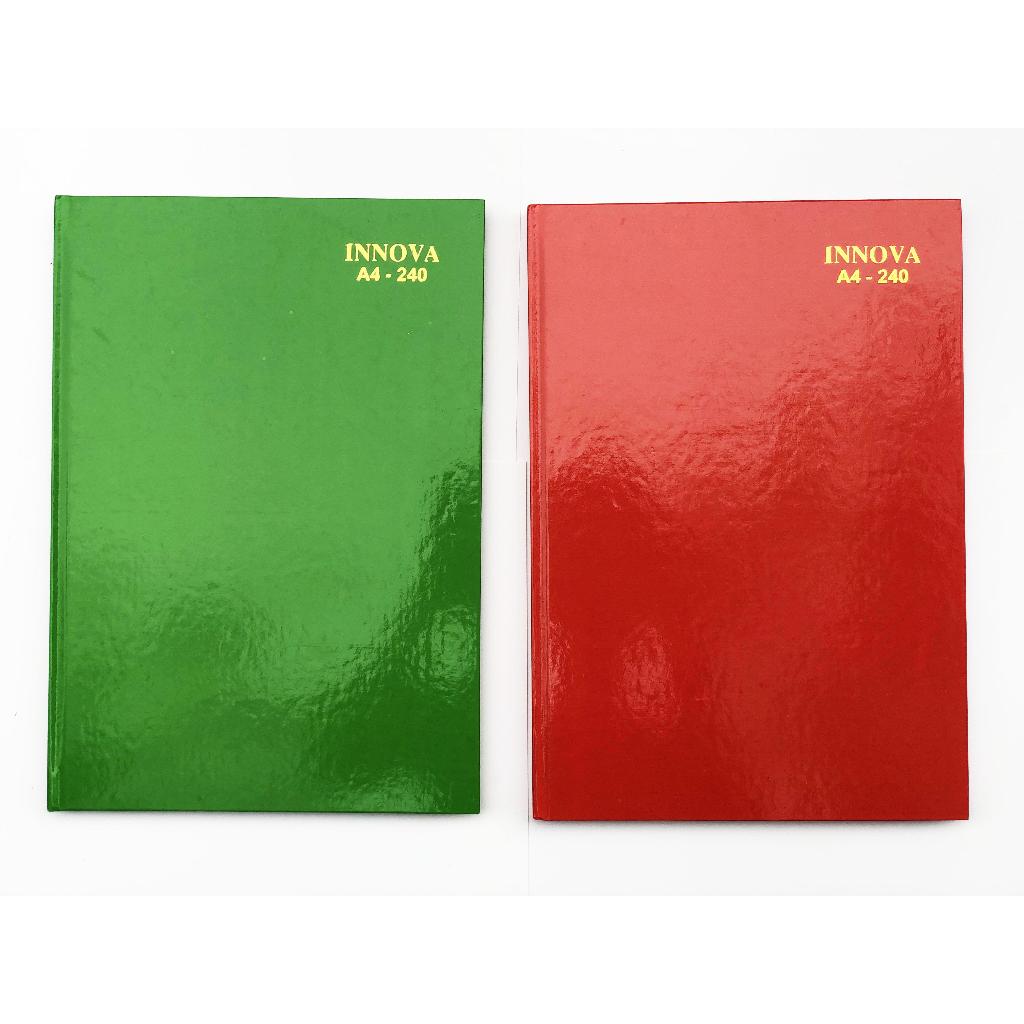 hai tien so bia cung innova a4 bia mau xanh do 320 trang